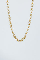 Wings Hawaii Luxe Link chain necklace in 14k gold-filled. 6mm rolo link chain in 14" or 17" lengths. Fine jewelry handmade in Maui. Add clasp-on charms to customize.  thumbnail