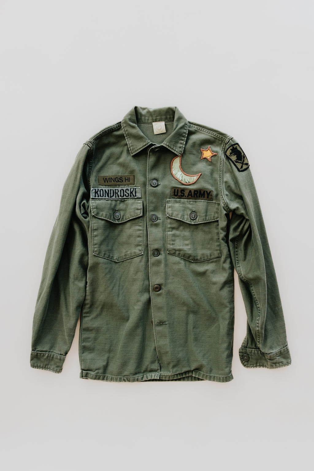 Vintage Army Fatigue Jacket - La Sirena