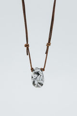 Leather Crystal Necklaces - B thumbnail