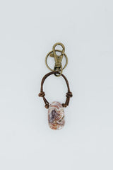 Leather Crystal Keychains - B thumbnail