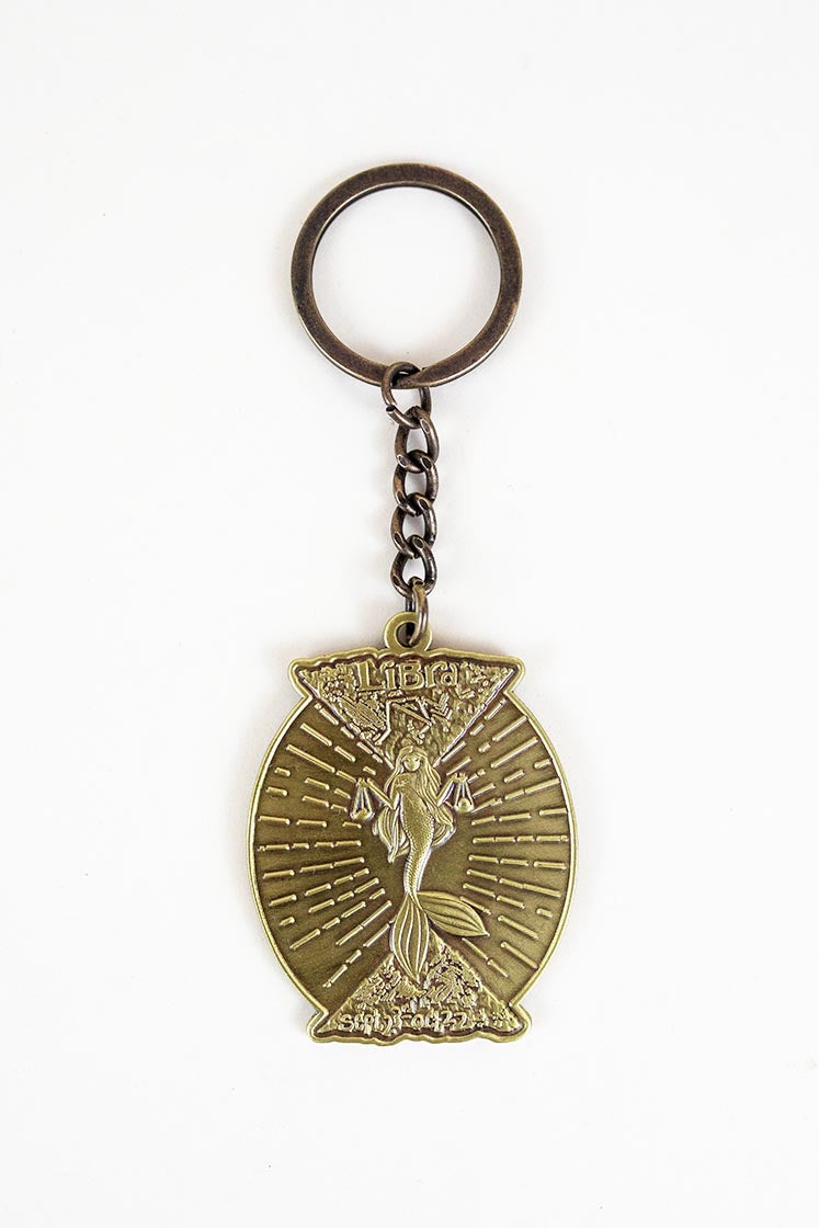 Wings Hawaii zodiac mermaid keychain - Libra
