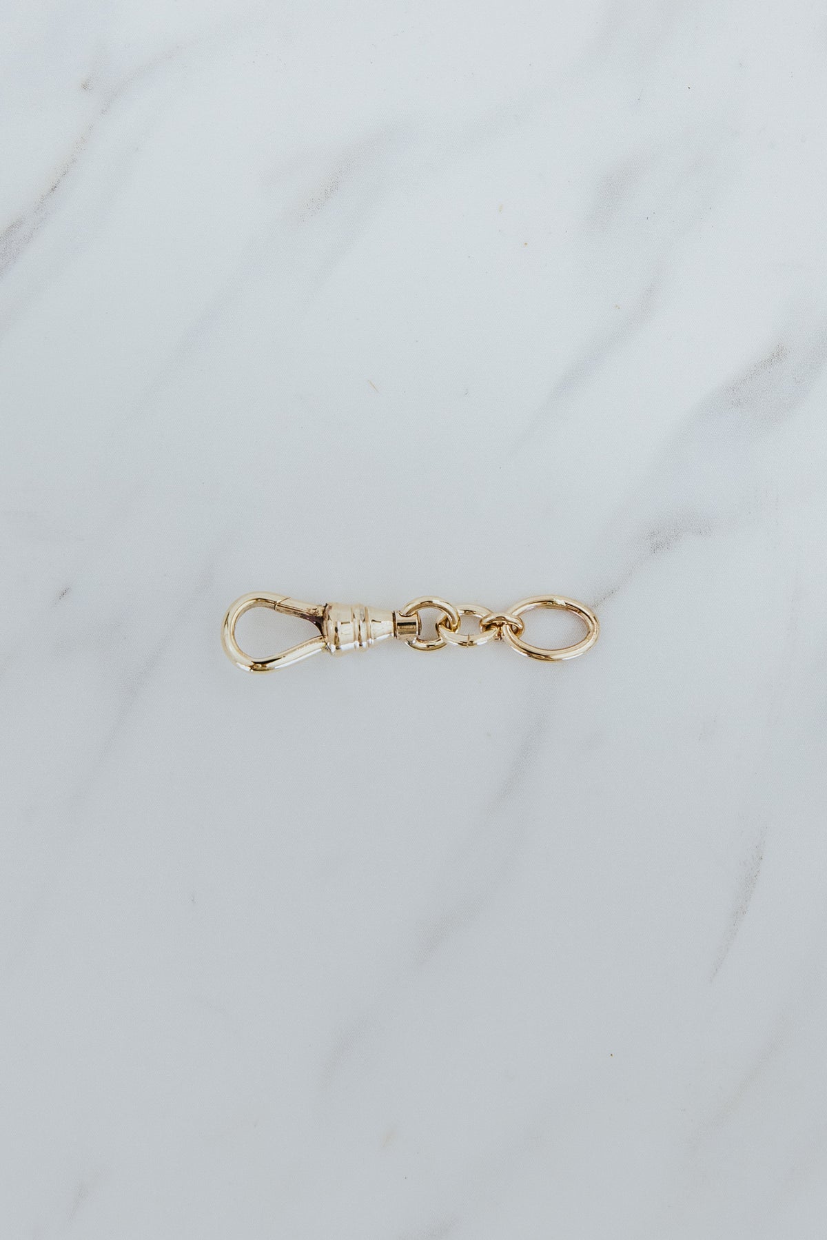 Wings Hawaii clasp extender fob in 14k gold-filled. Use as charm pendant attachment or chain extender. Charm Bar collection to mix, match, customize modern charm necklaces and bracelets. Fine jewelry handcrafted in Maui. 