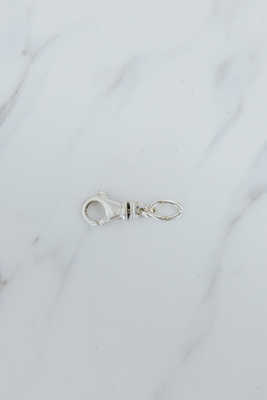 Wings Hawaii Clasp Extender jewelry accessory in sterling silver. Use as charm pendant or necklace extender. Fine jewelry handmade in Maui. Charm Bar Collection, mix, match, customize modern charm necklaces and bracelets. 