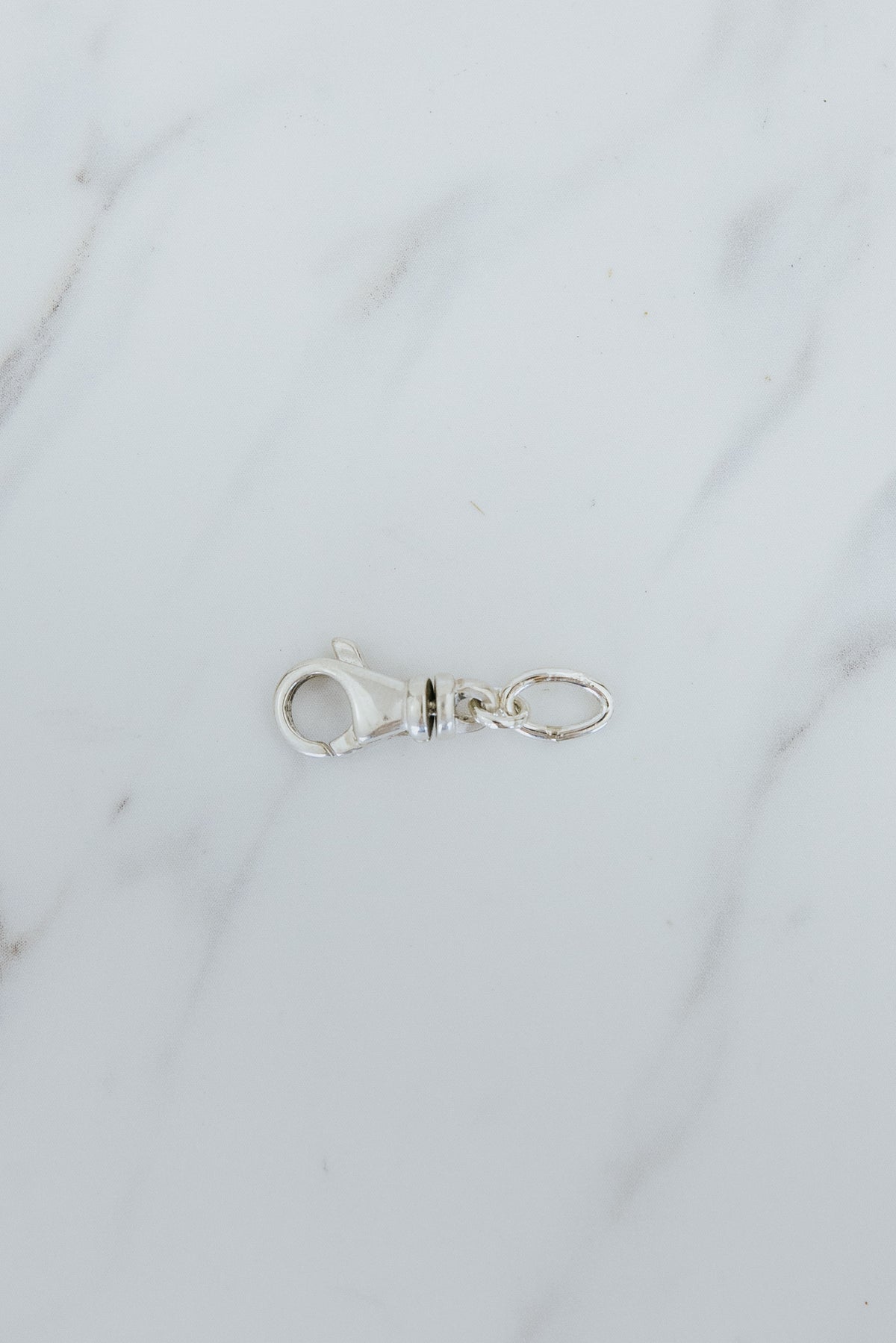 Wings Hawaii Clasp Extender jewelry accessory in sterling silver. Use as charm pendant or necklace extender. Fine jewelry handmade in Maui. Charm Bar Collection, mix, match, customize modern charm necklaces and bracelets. 