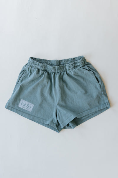 Heavy Jersey Shorts - Atlantic green