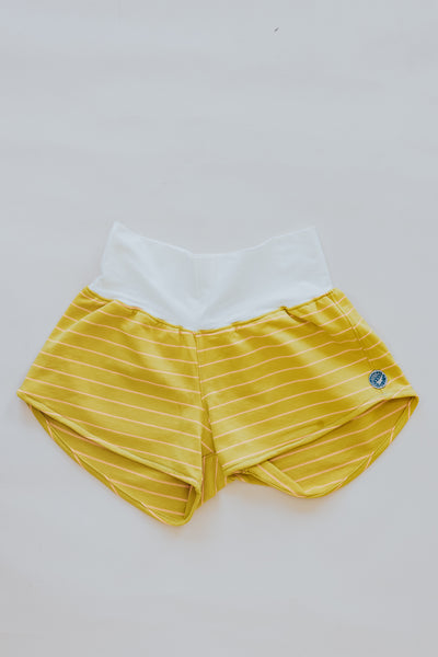 Pau Hana Shorts - Mustard Stripe