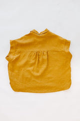 Wings Hawaii Sunflower Linen Boxy Button-up thumbnail