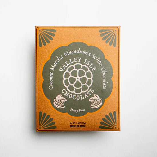 Valley Isle Chocolate - Matcha Mac Nut White Chocolate