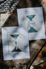 Wings Hawaii zodiac letterpress prints thumbnail