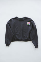 Cropped Maui Patch Sweatshirt - Black thumbnail