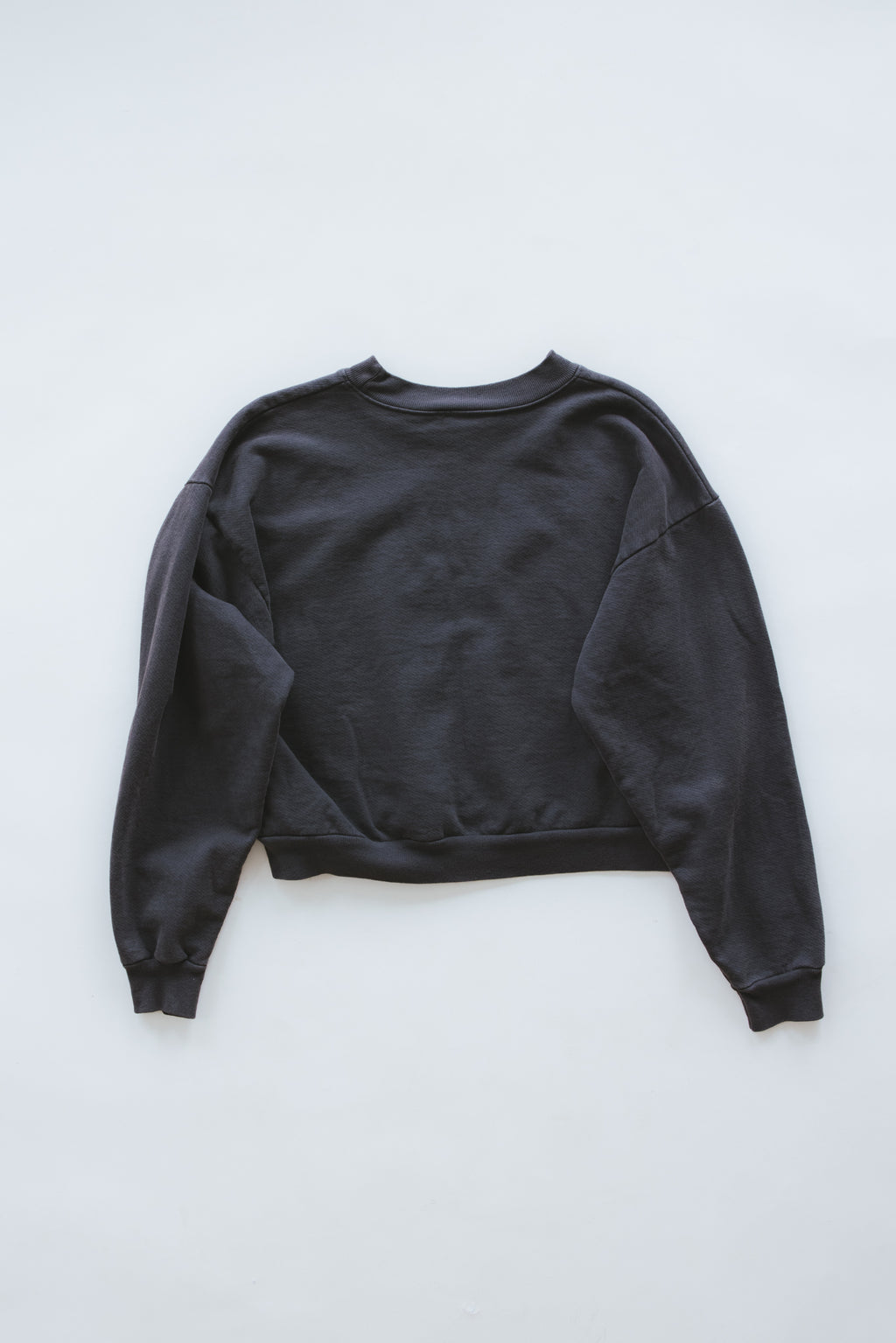 Cropped Maui Patch Sweatshirt - Black