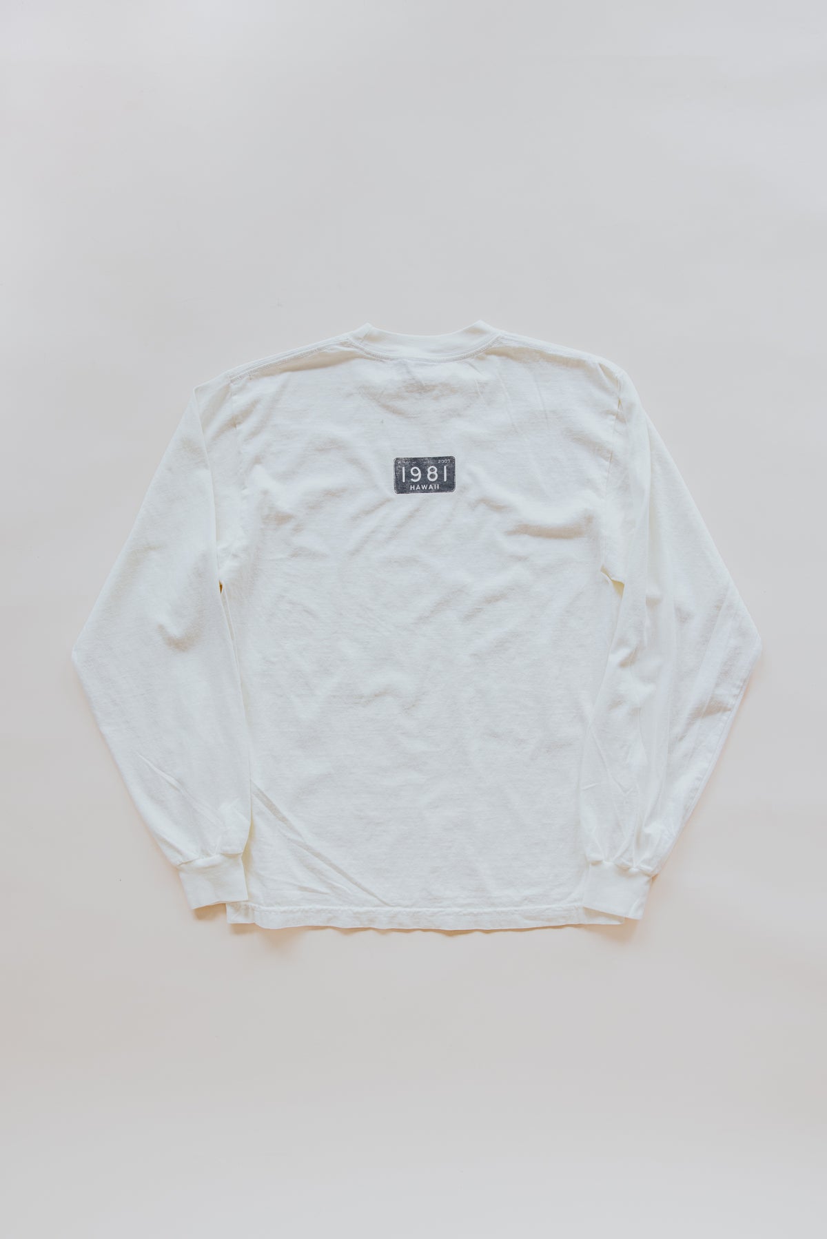 Long Sleeve Whale Dance Tee - Off White