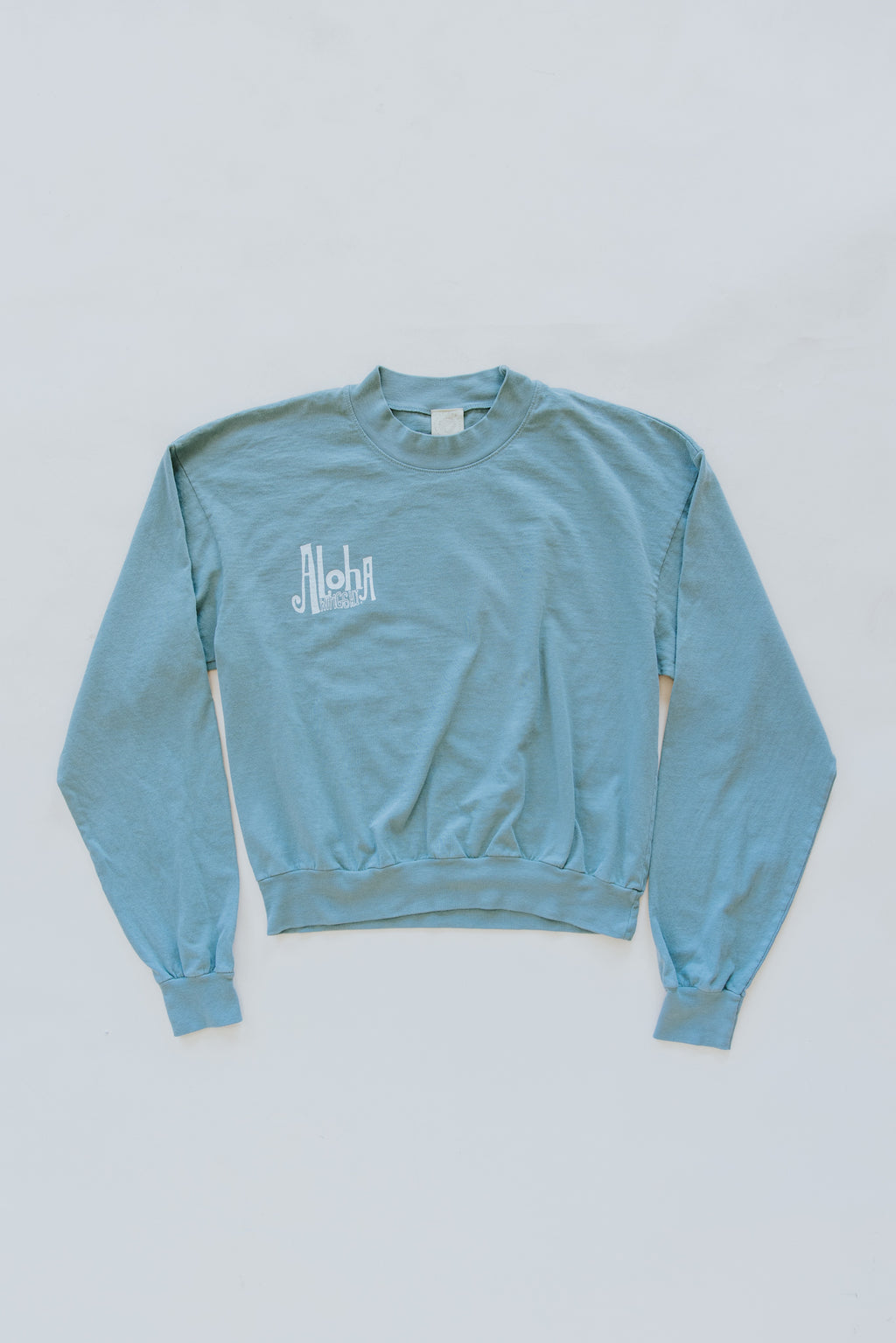 Cropped Longsleeve Tee - Glass Float Mermaid