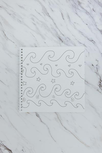 Wings Hawaii mermaid coloring book - interior