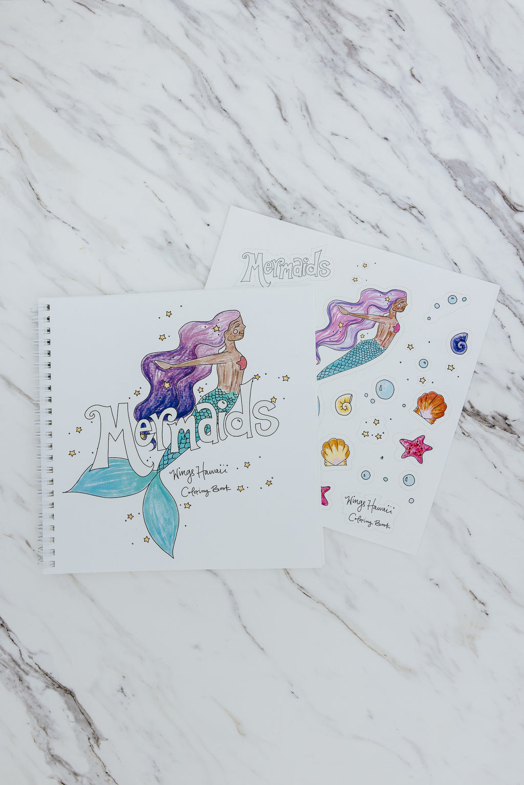 Wings Coloring Book - Mermaids