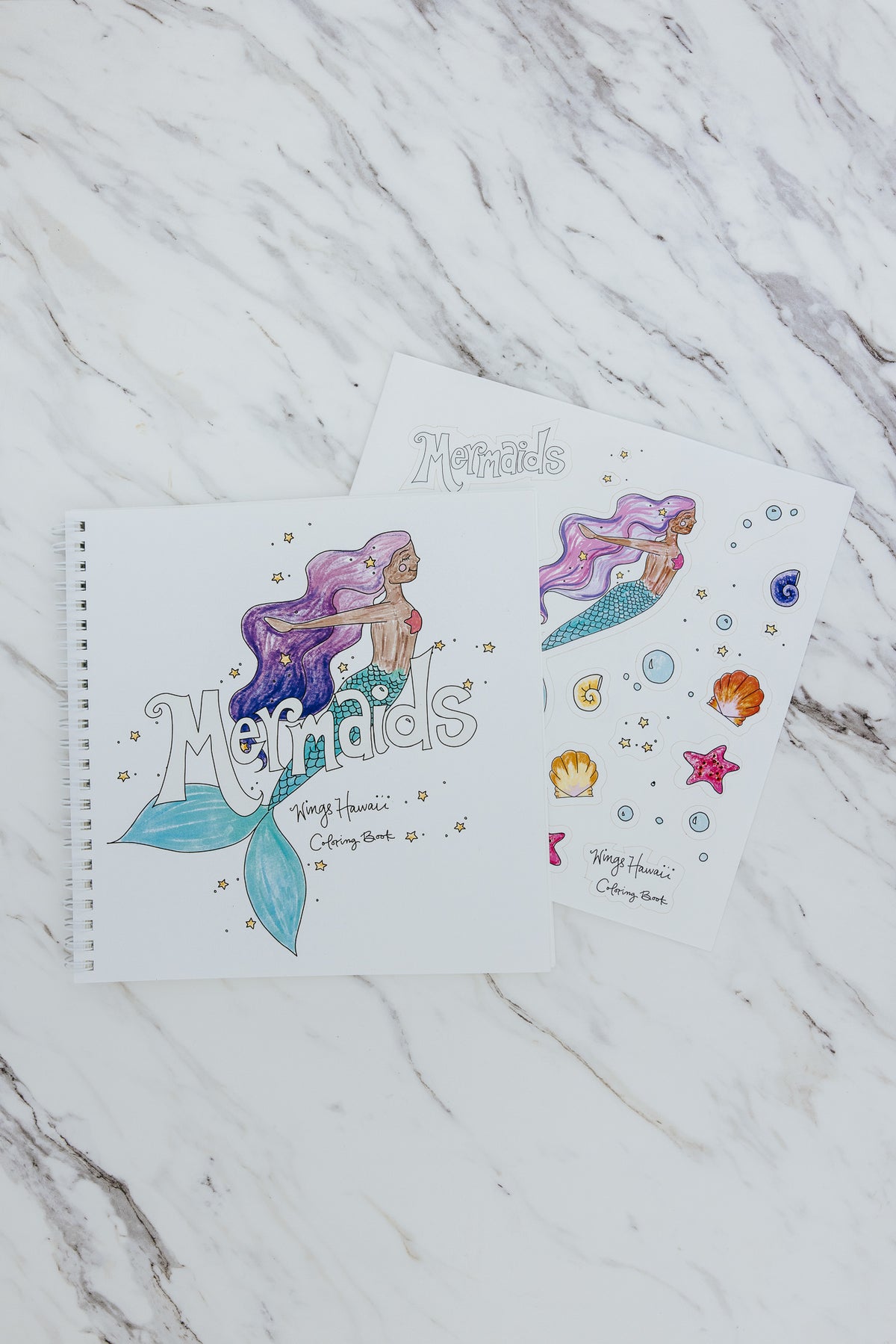 Wings Coloring Book - Mermaids