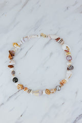 Shell Pile Necklace - Tahitian Pearl thumbnail