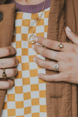 Mermaid Tail Signet Rings thumbnail