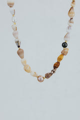 Wings Hawaii Mermaid's Treasure Necklace. Real Hawaiian cone shells and Tahitian pearls choker handcrafted in Maui. Elevated shell jewelry handmade in Hawaii.  thumbnail
