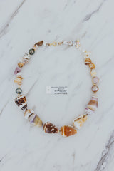 Wings Hawaii Mermaid's Hammah Necklace. Full shell lei handmade in Maui. Authentic Hawaiian seashells, Tahitian pearls, freshwater pearls, 14k gold-filled beads. Fine jewelry handcrafted with aloha in Hawaii.  thumbnail