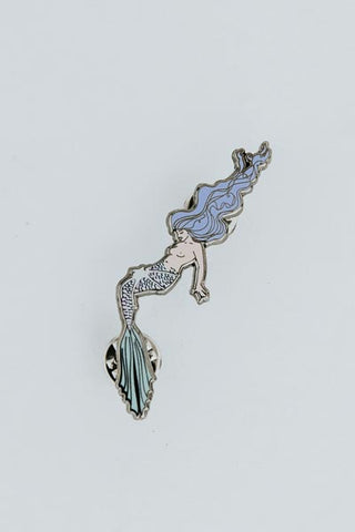 Enameled Pin - He'e Mermaid