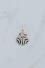 Wings Hawaii Forever Sunrise Shell Necklace Charm in sterling silver. Fine jewelry handmade in Maui.  thumbnail