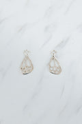 Wings Hawaii signature butterfly Mini Wings earring charms in sterling silver. Charms for hoop earrings. Fine jewelry handmade in Maui. Modern, elevated charm earrings to mix, match, customize. 