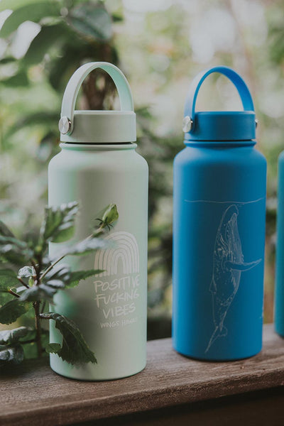 Posi Vibes Water Bottle - Mint