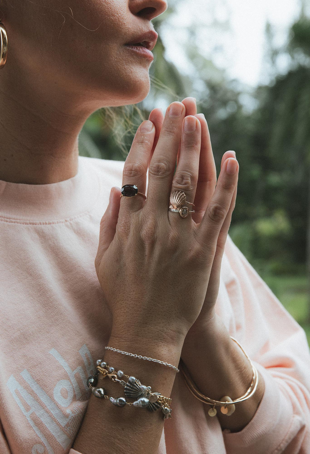 Forever Sunrise Shell Ring