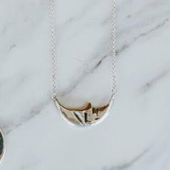 Sleeping Moon Necklace