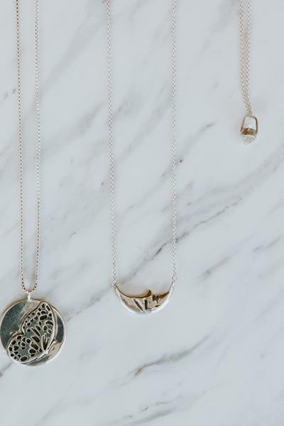 Sleeping Moon Necklace