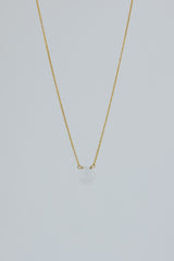 Single Stone Necklace - Warm Tones thumbnail