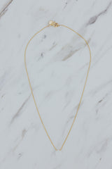 Single Stone Necklace - Warm Tones thumbnail