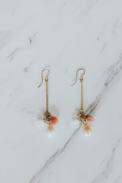 Multi Charm Drop Earrings | GF