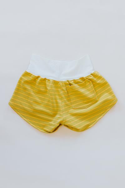 Pau Hana Shorts - Mustard Stripe