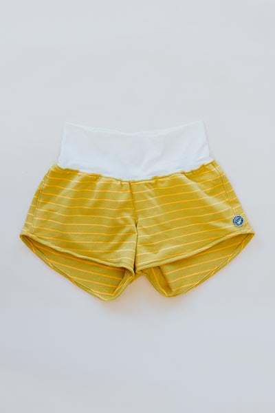 Pau Hana Shorts - Mustard Stripe