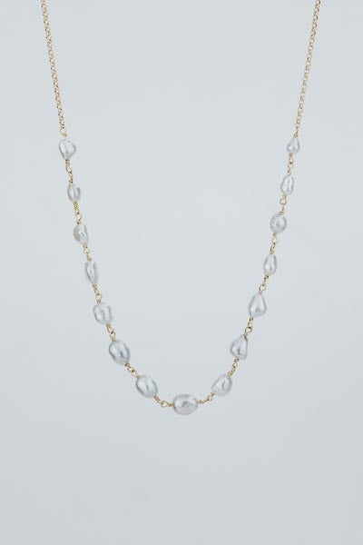 Uncultured Tahitian Pearl Choker - 14k