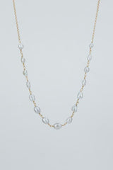 Uncultured Tahitian Pearl Choker - 14k thumbnail