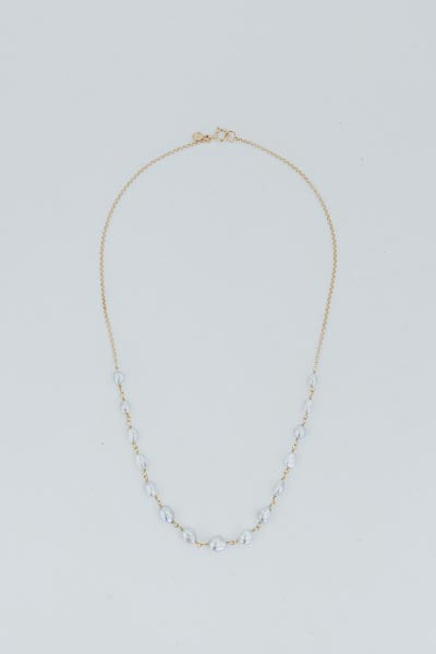 Uncultured Tahitian Pearl Choker - 14k