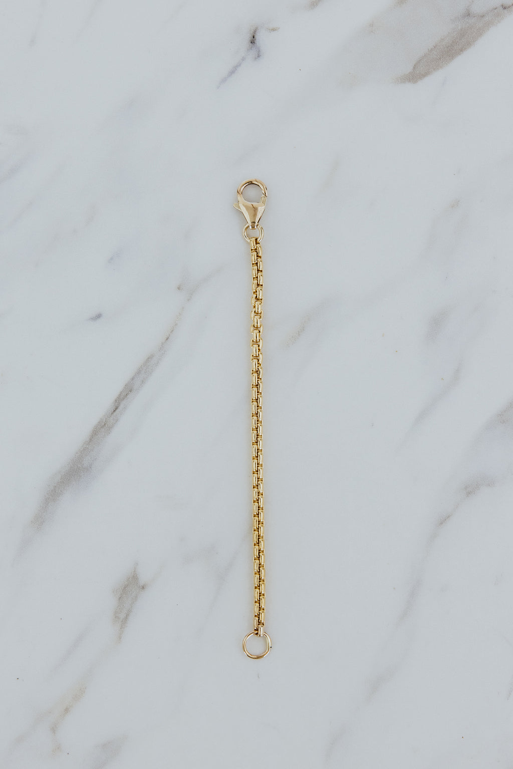 Wings Hawaii 14k gold-filled Venetian chain necklace extender for modern charm necklaces. For easy layering without tangles. Fine jewelry handmade in Maui. 