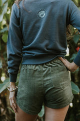 Retro Pocket Shorts - Olive Corduroy thumbnail