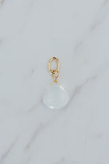 Wings Hawaii Opal necklace charm in 14k gold-fill. Fine jewelry handmade in Maui. Modern charm necklaces made in Hawaii.  thumbnail
