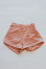 Retro Pull-On Shorts - Clay Stripe thumbnail