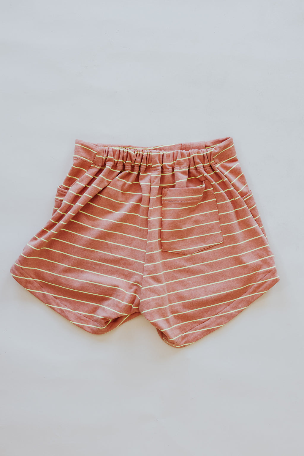 Retro Pull-On Shorts - Clay Stripe
