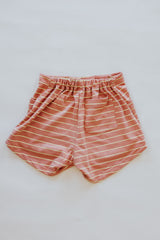 Retro Pull-On Shorts - Clay Stripe thumbnail