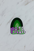 Green Pa'ia Rainbow Sticker