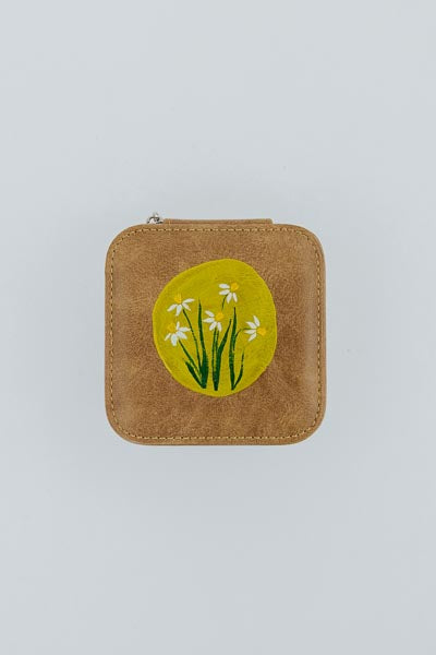 Handpainted Travel Jewelry Case