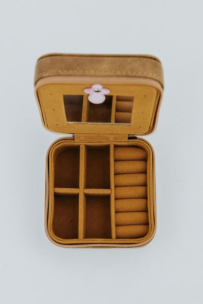 Handpainted Travel Jewelry Case