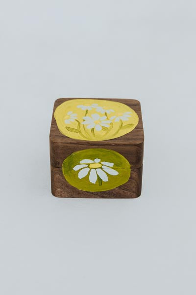 wings hawaii handpainted wooden ring box 