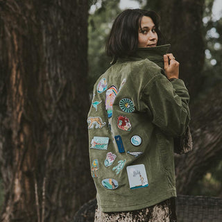 Mossy Utility Patched-Up Jacket